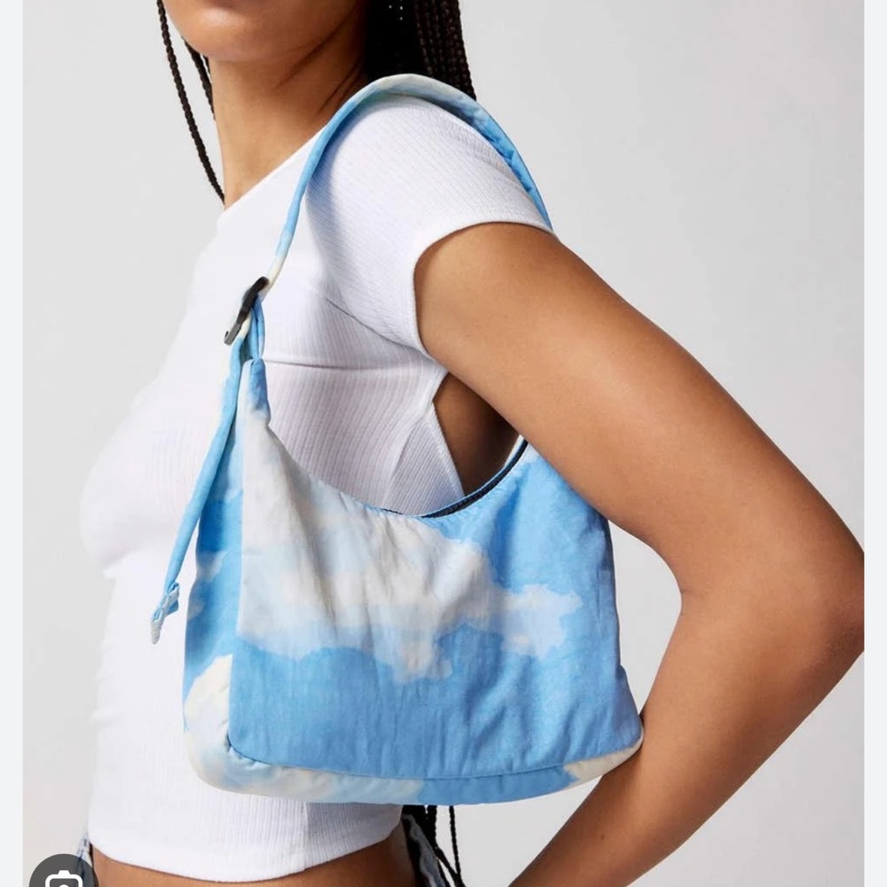 Baggu cloud print mini nylon shoulder bag NWT